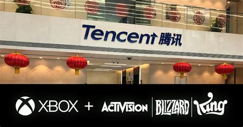 tencent owns blizzard|Tencent supports Microsoft’s acquisition of Activision Blizzard, at .